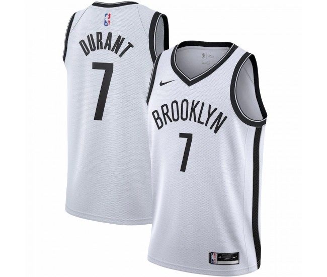 Brooklyn Nets Kevin Durant Men's Nike White 2020/21 Swingman Jersey - Association Edition