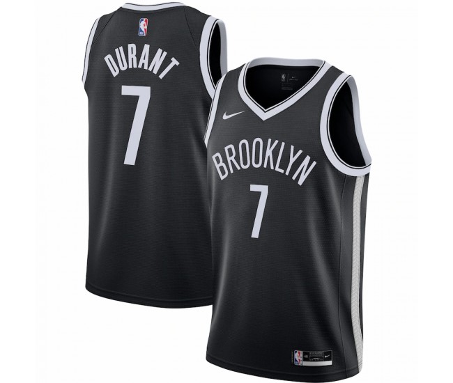 Brooklyn Nets Kevin Durant Men's Nike Black 2020/21 Swingman Jersey - Icon Edition