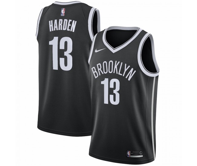 Brooklyn Nets James Harden Men's Nike Black 2020/21 Swingman Jersey - Icon Edition