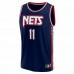 Brooklyn Nets Kyrie Irving Men's Fanatics Branded Navy 2021/22 Fast Break Replica Jersey - City Edition