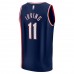 Brooklyn Nets Kyrie Irving Men's Fanatics Branded Navy 2021/22 Fast Break Replica Jersey - City Edition