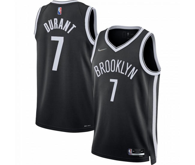 Brooklyn Nets Kevin Durant Men's Nike Black 2021/22 Diamond Swingman Jersey - Icon Edition