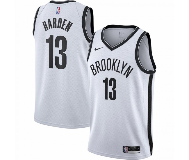 Brooklyn Nets James Harden Men's Nike White 2021/22 Swingman Player Jersey - Association Edition