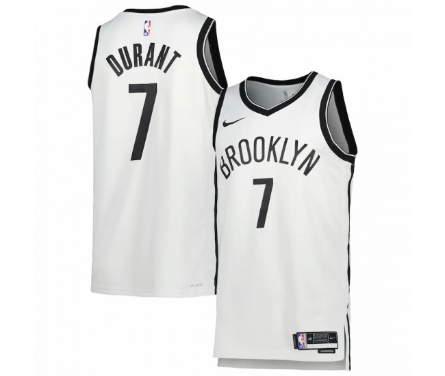 Brooklyn Nets Kevin Durant Men's Nike White 2022/23 Swingman Jersey - Association Edition