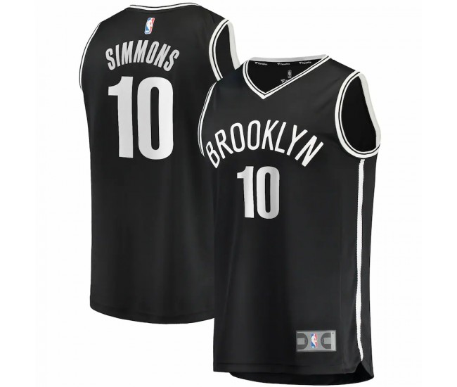 Brooklyn Nets Ben Simmons Men's Fanatics Branded Black Fast Break Replica Player Jersey - Icon Edition