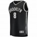 Brooklyn Nets Patty Mills Men's Fanatics Branded Black 2021/22 Fast Break Replica Jersey - Icon Edition