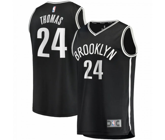 Brooklyn Nets Cam Thomas Men's Fanatics Branded Black 2021/22 Fast Break Replica Jersey - Icon Edition