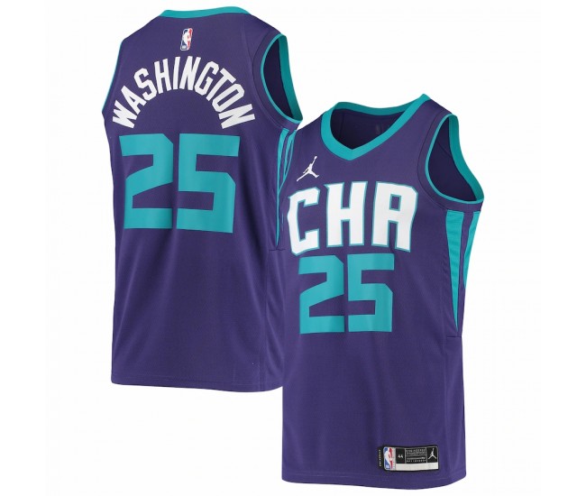 Charlotte Hornets PJ Washington Jr. Men's Jordan Brand Purple 2020/21 Swingman Jersey - Statement Edition