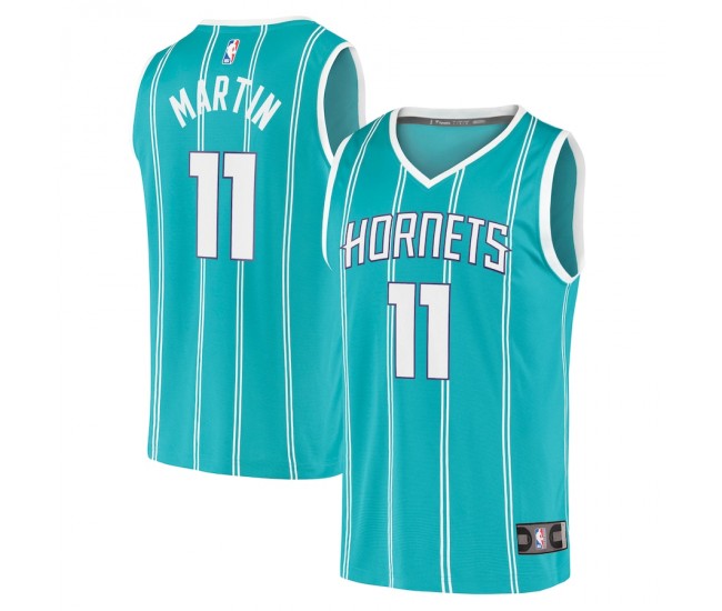 Charlotte Hornets Cody Martin Men's Fanatics Branded Teal 2020/21 Fast Break Replica Jersey - Icon Edition