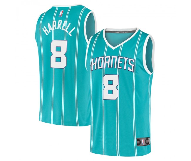 Charlotte Hornets Montrezl Harrell Men's Fanatics Branded Teal 2021/22 Fast Break Replica Jersey - Icon Edition