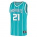 Charlotte Hornets JT Thor Men's Fanatics Branded Teal 2021/22 Fast Break Replica Jersey - Icon Edition