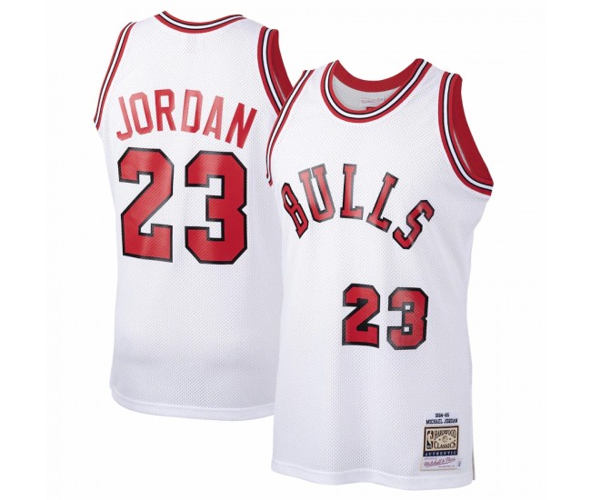 Chicago Bulls Michael Jordan Men's Mitchell & Ness White 1984-85 Hardwood Classics Rookie Authentic Jersey