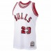 Chicago Bulls Michael Jordan Men's Mitchell & Ness White 1984-85 Hardwood Classics Rookie Authentic Jersey