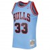 Chicago Bulls Scottie Pippen Men's Mitchell & Ness Light Blue 1997-98 Hardwood Classics Reload 3.0 Swingman Jersey