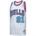 Chicago Bulls Dennis Rodman Men's Mitchell & Ness White 1995-96 Hardwood Classics Reload 3.0 Swingman Jersey