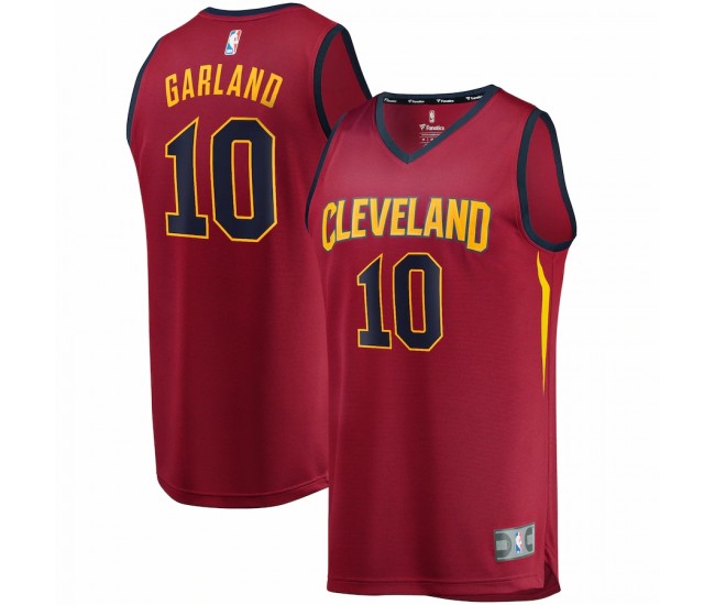 Cleveland Cavaliers Darius Garland Men's Fanatics Branded Wine Fast Break Replica Jersey - Icon Edition