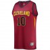 Cleveland Cavaliers Darius Garland Men's Fanatics Branded Wine Fast Break Replica Jersey - Icon Edition