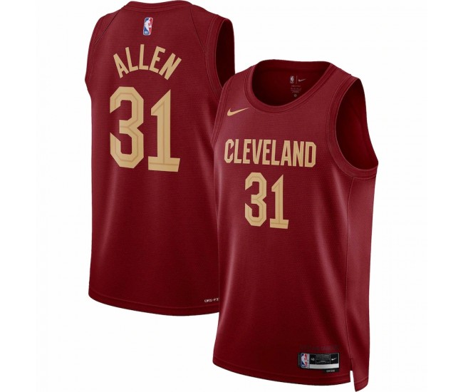 Cleveland Cavaliers Jarrett Allen Men's Nike Wine 2022/23 Swingman Jersey - Icon Edition