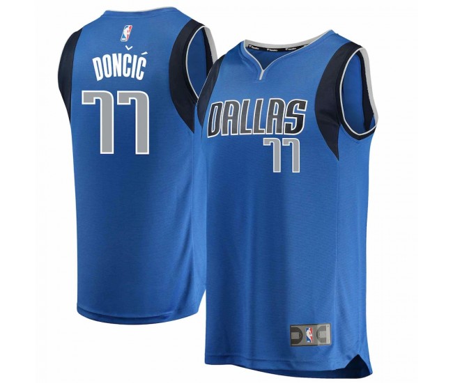 Dallas Mavericks Luka Doncic Men's Fanatics Branded Blue Replica Fast Break Jersey - Icon Edition