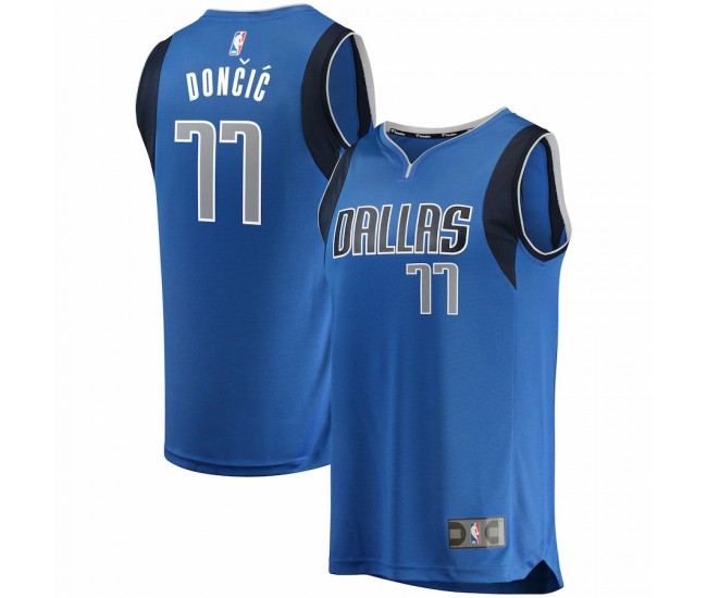 Dallas Mavericks Luka Doncic Men's Fanatics Branded Blue Fast Break Replica Jersey - Icon Edition