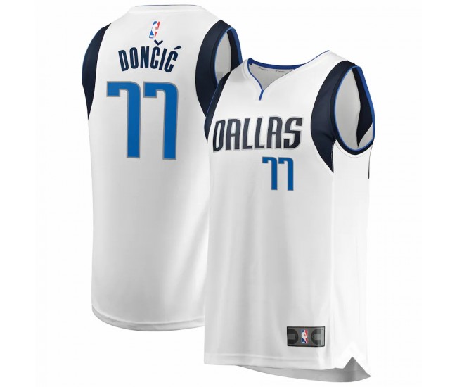 Luka Doncic Dallas Mavericks Men's Fanatics Branded Fast Break Replica Jersey - Association Edition - White