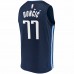 Dallas Mavericks Luka Doncic Men's Fanatics Branded Navy Fast Break Team Replica Jersey - Statement Edition