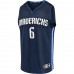 Dallas Mavericks Kristaps Porzingis Men's Fanatics Branded Navy Fast Break Team Replica Jersey - Statement Edition