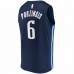 Dallas Mavericks Kristaps Porzingis Men's Fanatics Branded Navy Fast Break Team Replica Jersey - Statement Edition