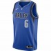 Dallas Mavericks Kristaps Porzingis Men's Nike Blue 2020/21 Swingman Jersey - Icon Edition