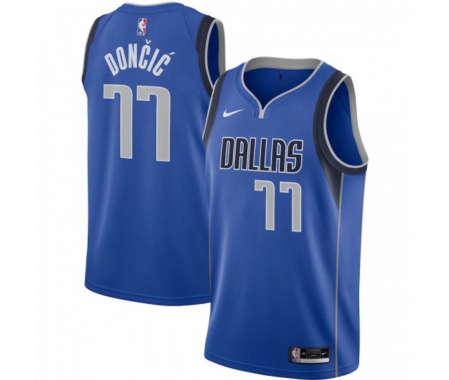 Dallas Mavericks Luka Doncic Men's Nike Royal 2020/21 Swingman Jersey - Icon Edition