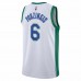 Dallas Mavericks Kristaps Porzingis Men's Nike White 2021/22 Swingman Jersey - City Edition