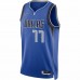 Dallas Mavericks Luka Doncic Men's Nike Blue 2021/22 Diamond Swingman Jersey - Icon Edition