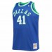 Dallas Mavericks Dirk Nowitzki Men's Mitchell & Ness Blue Big & Tall 1998-99 Hardwood Classics Swingman Jersey