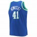 Dallas Mavericks Dirk Nowitzki Men's Mitchell & Ness Blue Big & Tall 1998-99 Hardwood Classics Swingman Jersey