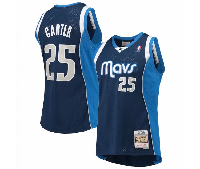 Dallas Mavericks Vince Carter Men's Mitchell & Ness Navy 2011-12 Hardwood Classics Swingman Jersey