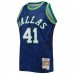 Dallas Mavericks Dirk Nowitzki Men's Mitchell & Ness Blue Hardwood Classics 1998-99 Lunar New Year Swingman Jersey