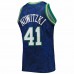 Dallas Mavericks Dirk Nowitzki Men's Mitchell & Ness Blue Hardwood Classics 1998-99 Lunar New Year Swingman Jersey