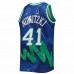 Dallas Mavericks Dirk Nowitzki Men's Mitchell & Ness Blue Hardwood Classics 1998-99 Hyper Hoops Swingman Jersey