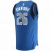 Dallas Mavericks Spencer Dinwiddie Men's Fanatics Branded Blue 2021/22 Fast Break Replica Jersey - Icon Edition