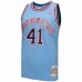 Dallas Mavericks Dirk Nowitzki Men's Mitchell & Ness Light Blue 1998-99 Hardwood Classics Reload 3.0 Swingman Jersey