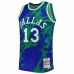 Dallas Mavericks Steve Nash Men's Mitchell & Ness Blue 1998-99 Hardwood Classics Marble Swingman Jersey