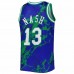 Dallas Mavericks Steve Nash Men's Mitchell & Ness Blue 1998-99 Hardwood Classics Marble Swingman Jersey