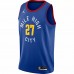 Denver Nuggets Jamal Murray Men's Jordan Brand Blue 2020/21 Swingman Jersey - Statement Edition