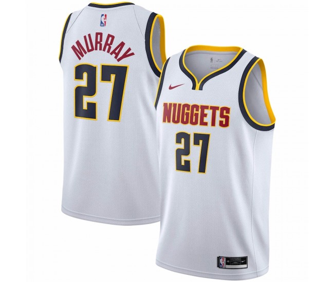 Denver Nuggets Jamal Murray Nike White 2020/21 Swingman Player Jersey - Association Edition