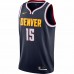 Denver Nuggets Nikola Jokic Men's Nike Navy 2020/21 Swingman Jersey - Icon Edition