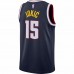 Denver Nuggets Nikola Jokic Men's Nike Navy 2020/21 Swingman Jersey - Icon Edition