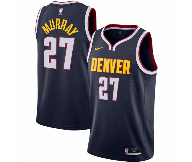 Denver Nuggets Jamal Murray Men's Nike Navy 2020/21 Swingman Jersey - Icon Edition