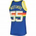 Denver Nuggets Dikembe Mutombo Men's Mitchell & Ness Royal 1991 Hardwood Classics Authentic Jersey