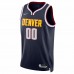 Denver Nuggets Men's Nike Navy 2021/22 Diamond Swingman Custom Jersey - Icon Edition