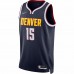 Denver Nuggets Nikola Jokic Men's Nike Navy 2021/22 Diamond Swingman Jersey - Icon Edition